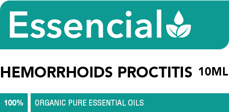 Hemorrhoids proctitis essential oil